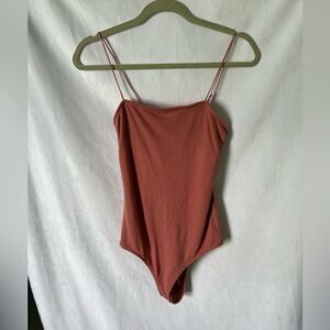 Hollister Thin Strap Body Suit with built-in bra size M